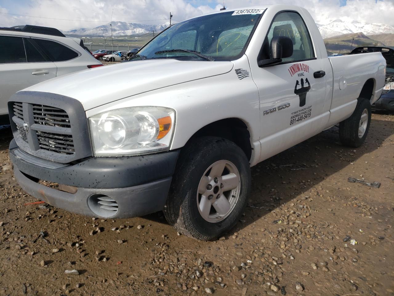 Photo 2 from auction – 2007 DODGE RAM 1500 S with VIN 1D7HU16P27J626841