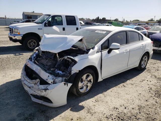 Photo 2 from auction – 2013 HONDA CIVIC LX with VIN 19XFB2F50DE092453