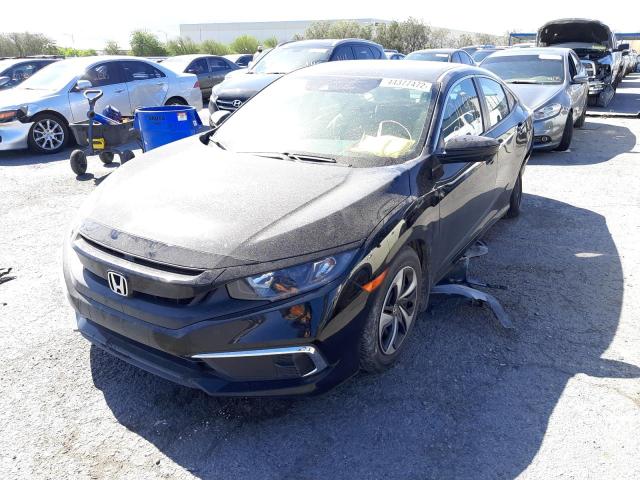 Photo 2 from auction – 2019 HONDA CIVIC LX with VIN 19XFC2F64KE050368