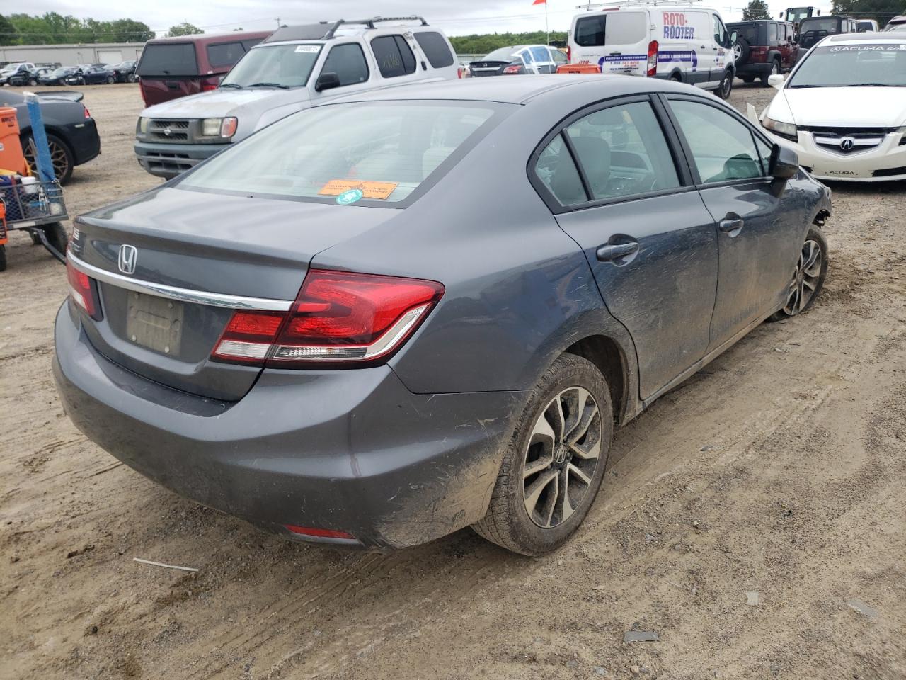 Photo 4 from auction – 2013 HONDA CIVIC EX with VIN 19XFB2F80DE016497