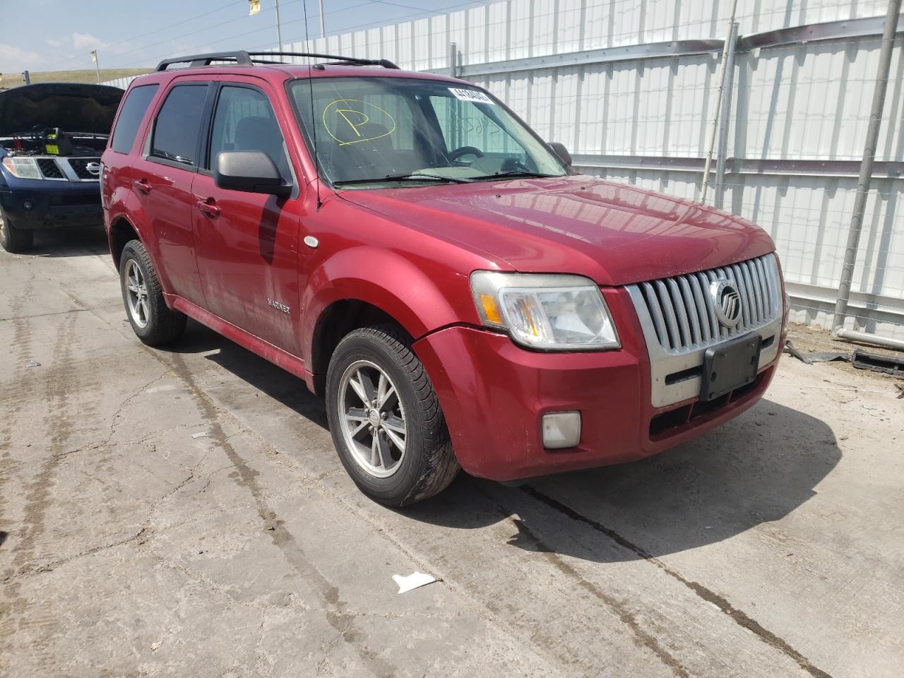 MERCURY MARINER 2008 with VIN 4M2CU91118KJ36998 - Photo from auction