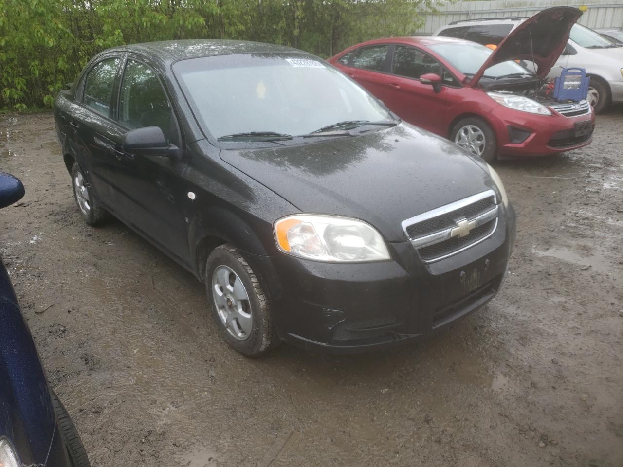 CHEVROLET AVEO BASE 2007 with VIN KL1TD56607B139805 - Photo from auction