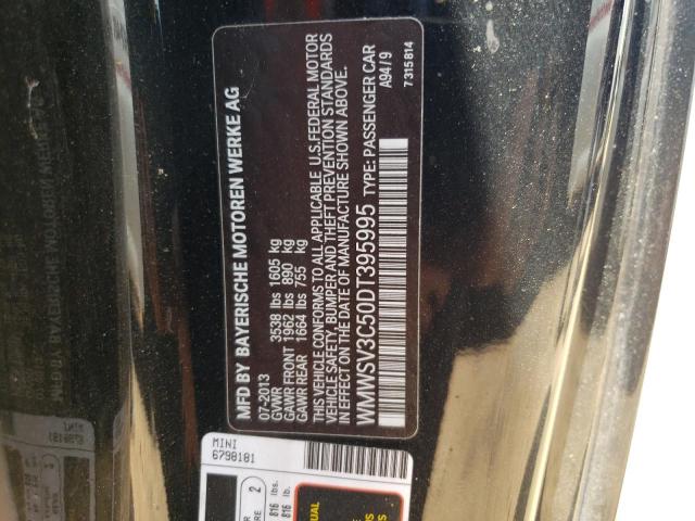 Photo 10 from auction – 2013 MINI COOPER S with VIN WMWSV3C50DT395995