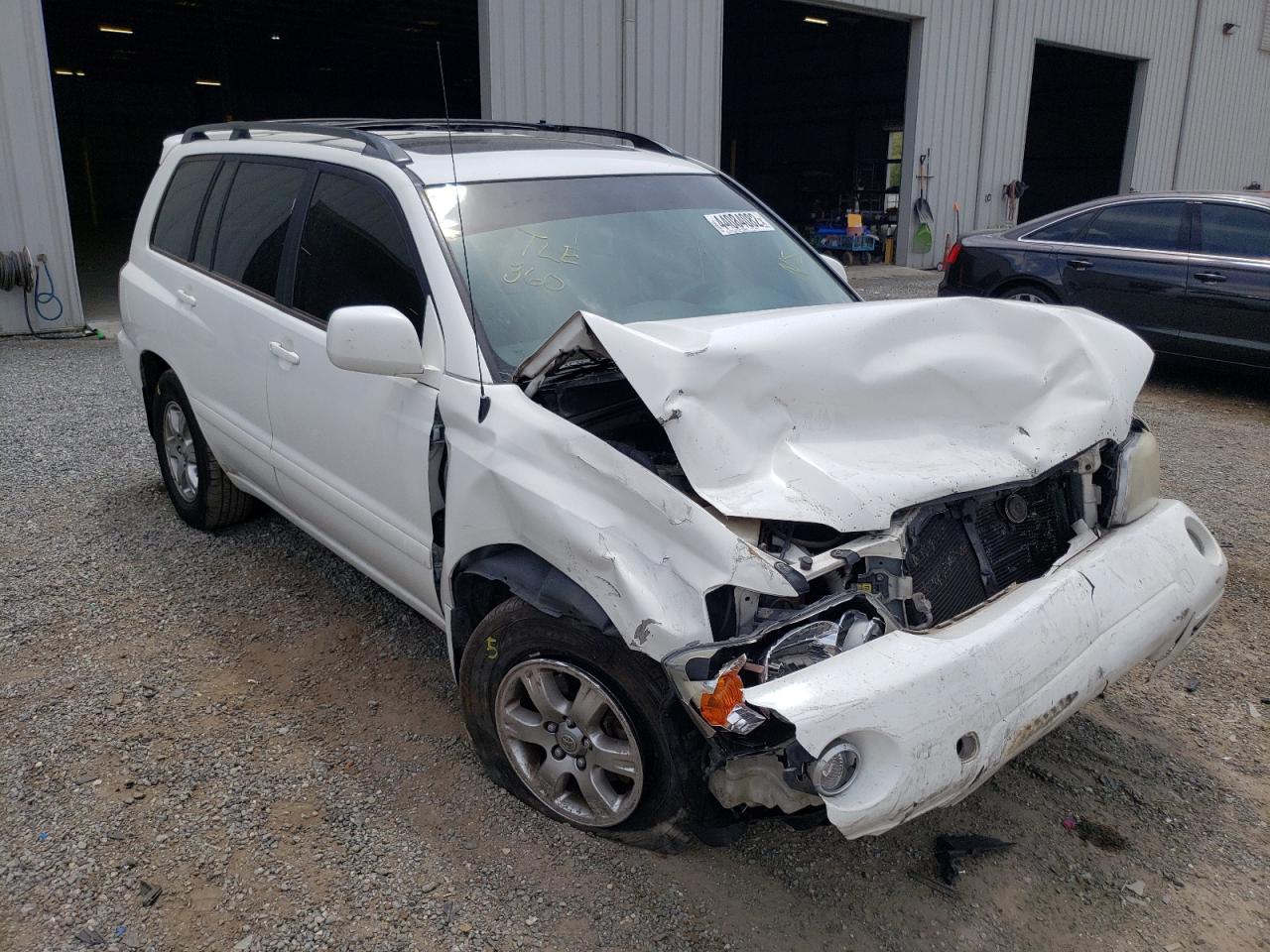 TOYOTA HIGHLANDER 2007 with VIN JTEGP21A970142219 - Photo from auction