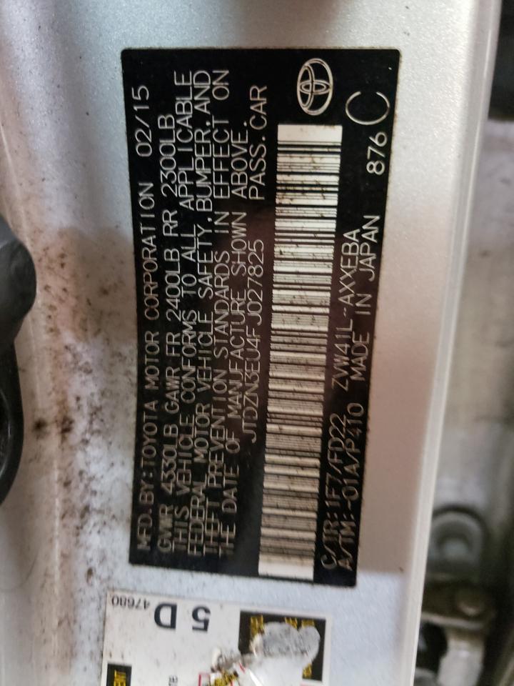 Photo 10 from auction – 2015 TOYOTA PRIUS V with VIN JTDZN3EU4FJ027825