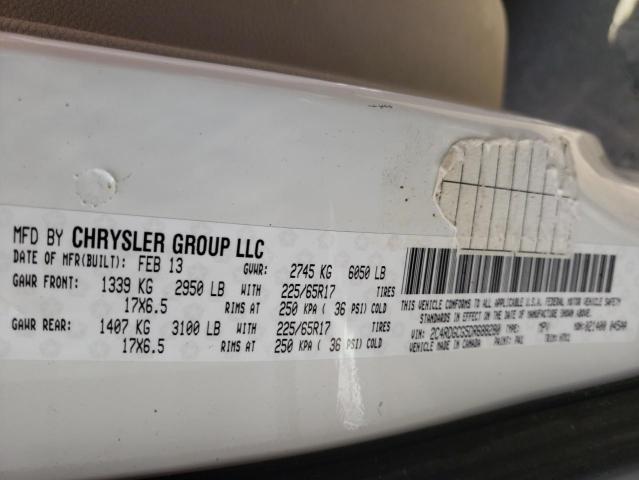 Photo 10 from auction – 2013 DODGE GRAND CARA with VIN 2C4RDGCG5DR688280
