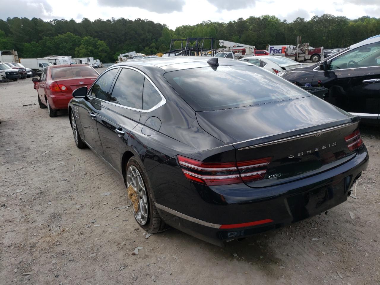 Photo 3 from auction – 2021 GENESIS G80 BASE with VIN KMTGB4SC2MU045559