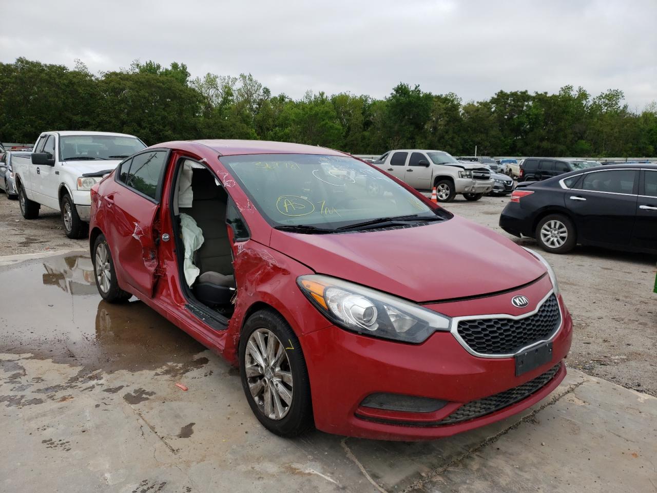 KIA FORTE LX 2015 with VIN KNAFX4A60F5367781 - Photo from auction
