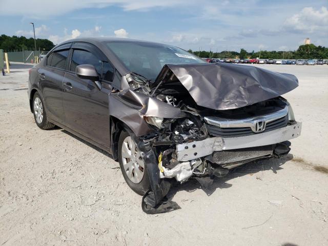 HONDA CIVIC LX 2012 with VIN 19XFB2F55CE310286 - Photo from auction