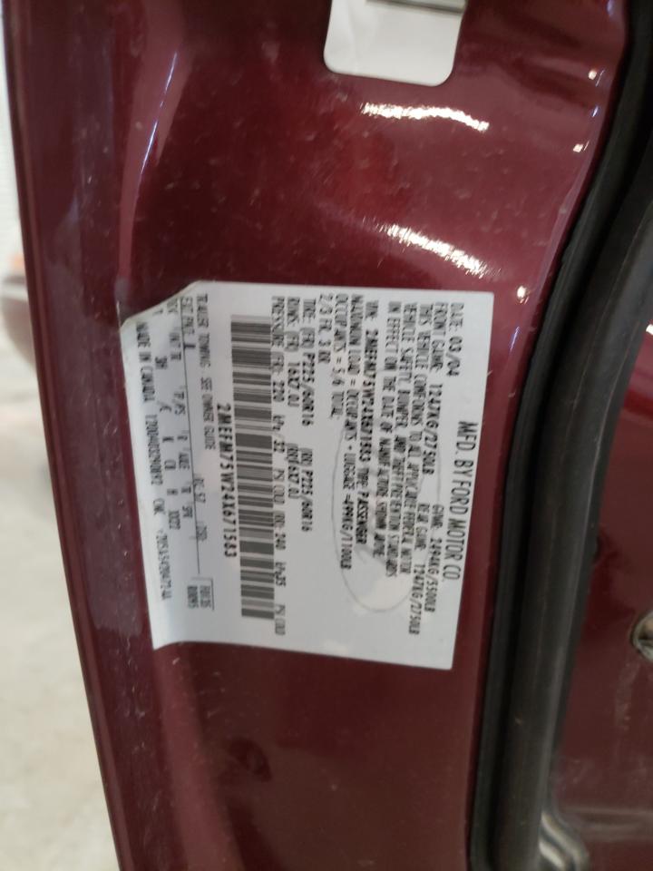 Photo 10 from auction – 2004 MERCURY GRAND MARQ with VIN 2MEFM75W24X671583