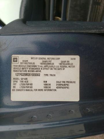 Photo 10 from auction – 1999 GMC SAVANA with VIN 1GTFG25M2X1009302