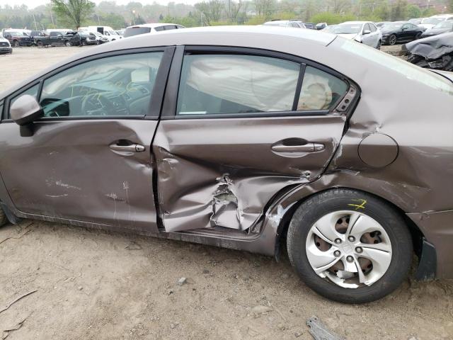 Photo 9 from auction – 2013 HONDA CIVIC LX with VIN 2HGFB2F55DH537601