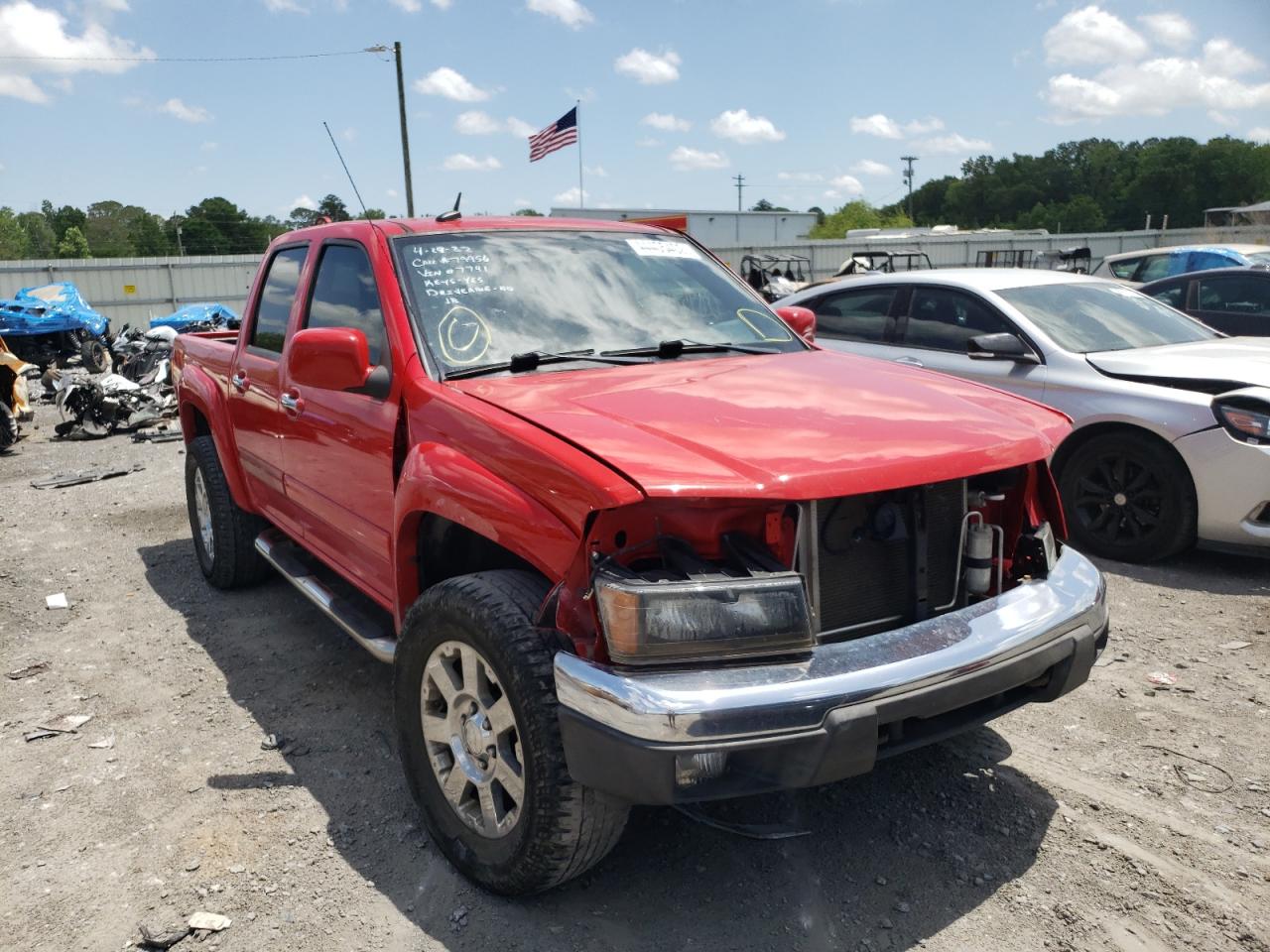 CHEVROLET COLORADO L 2012 with VIN 1GCHTDFE5C8167741 - Photo from auction