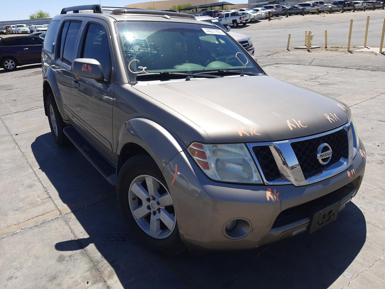 NISSAN PATHFINDER 2008 with VIN 5N1AR18U38C653483 - Photo from auction
