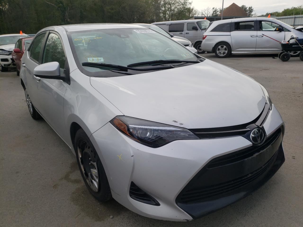 TOYOTA COROLLA L 2018 with VIN 2T1BURHE6JC073155 - Photo from auction