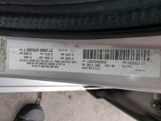 Photo 10 from auction – 2011 CHRYSLER 200 LX with VIN 1C3BC4FB7BN535420