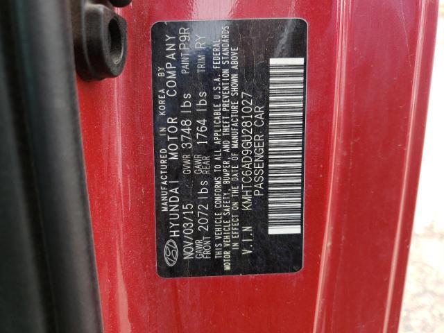 Photo 10 from auction – 2016 HYUNDAI VELOSTER with VIN KMHTC6AD9GU281027
