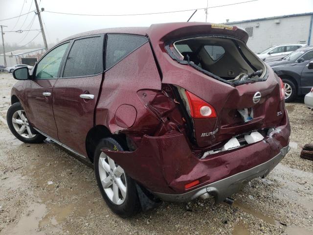 Photo 3 from auction – 2009 NISSAN MURANO S with VIN JN8AZ18U69W100867