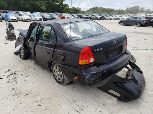 Photo 3 from auction – 2003 HYUNDAI ACCENT GL with VIN KMHCG45C63U422494