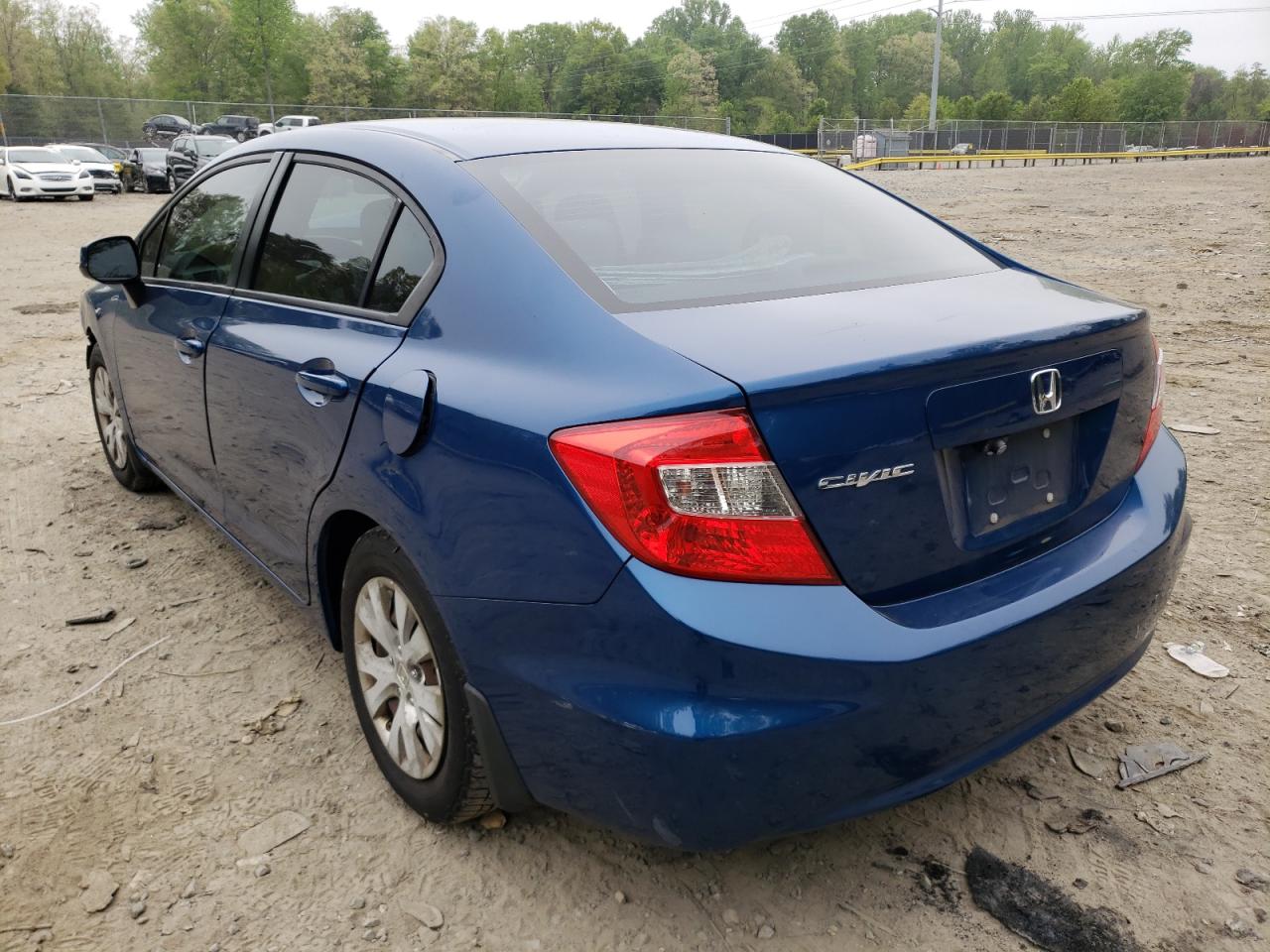 Photo 3 from auction – 2012 HONDA CIVIC LX with VIN 19XFB2F57CE342771
