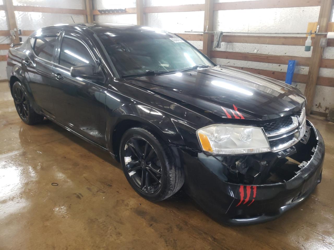 DODGE AVENGER SE 2013 with VIN 1C3CDZAG4DN552521 - Photo from auction
