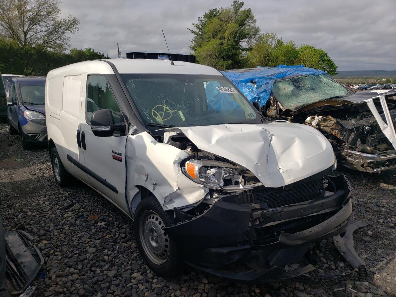 DODGE PROMASTER 2018 with VIN ZFBERFAB5J6L70893 - Photo from auction