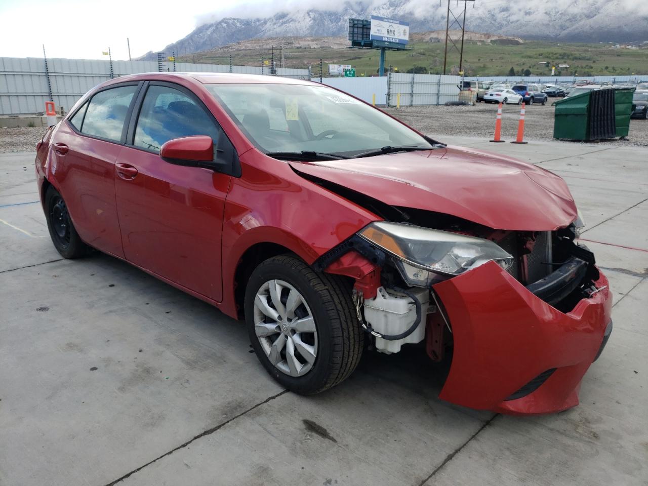 Photo 1 from auction – 2014 TOYOTA COROLLA L with VIN 5YFBURHE5EP075310