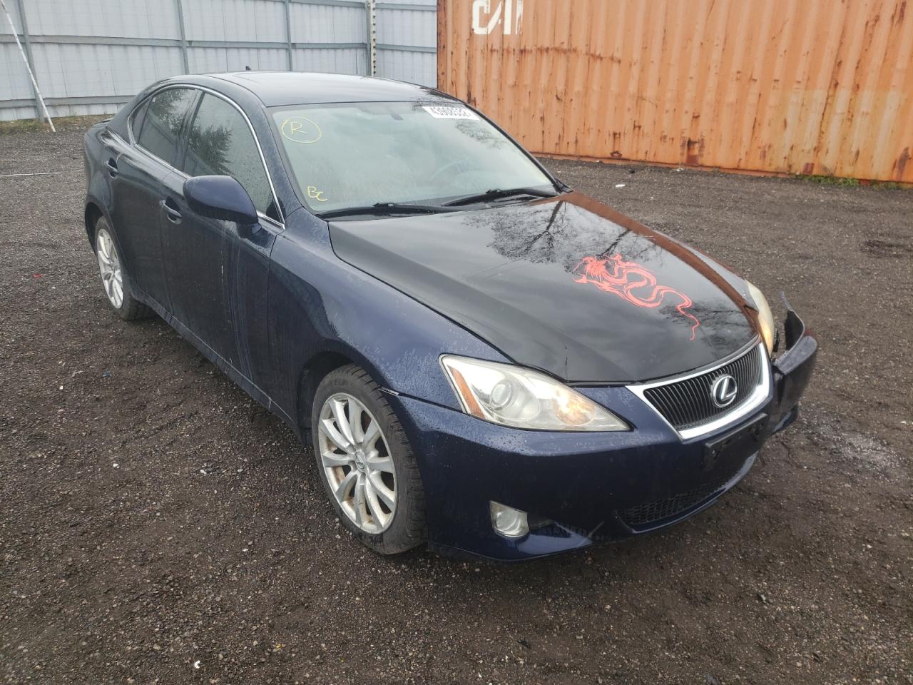 LEXUS IS 250 2008 with VIN JTHCK262685017328 - Photo from auction