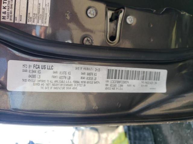 Photo 10 from auction – 2015 DODGE DART SXT with VIN 1C3CDFBB8FD330574
