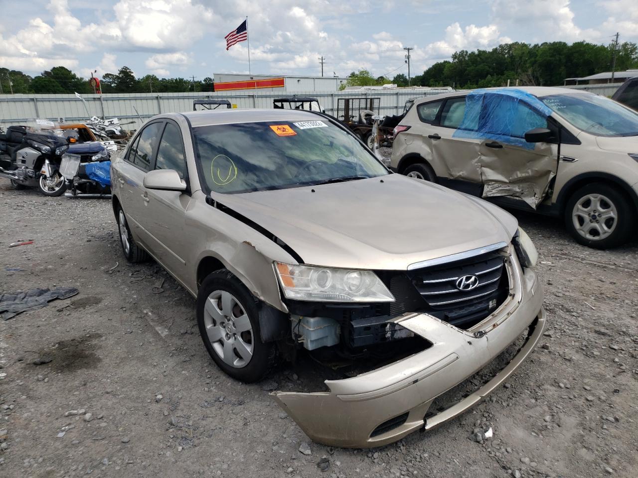 HYUNDAI SONATA GLS 2010 with VIN 5NPET4AC4AH582928 - Photo from auction