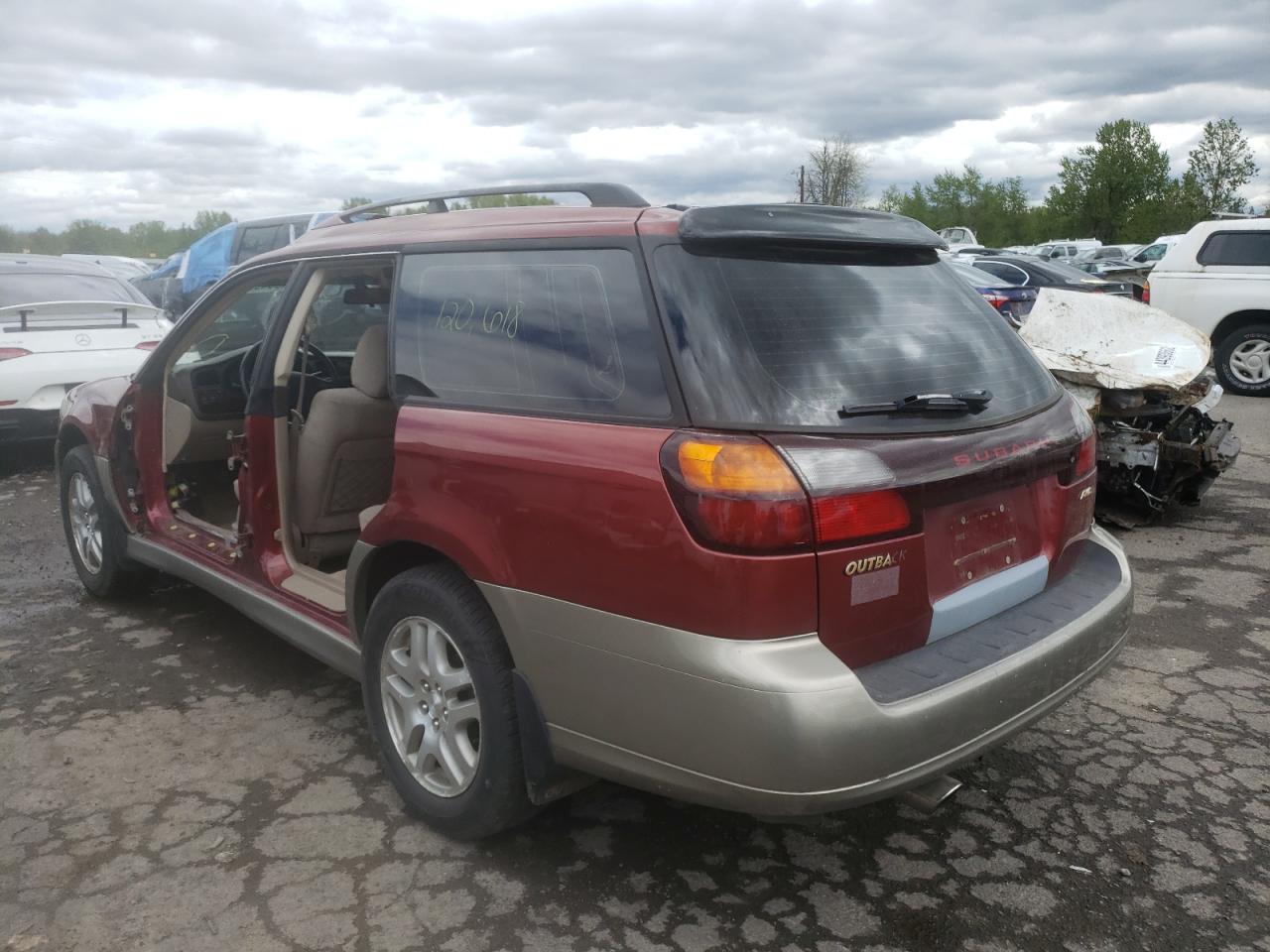 Photo 3 from auction – 2002 SUBARU LEGACY with VIN 4S3BH665126301965