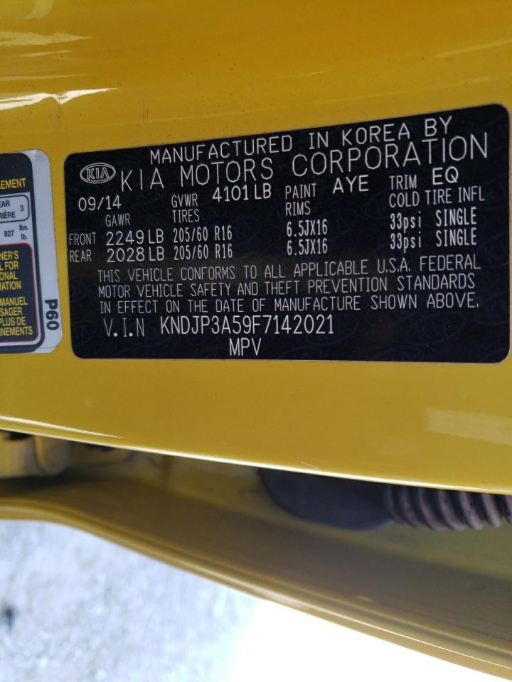 Photo 10 from auction – 2015 KIA SOUL + with VIN KNDJP3A59F7142021