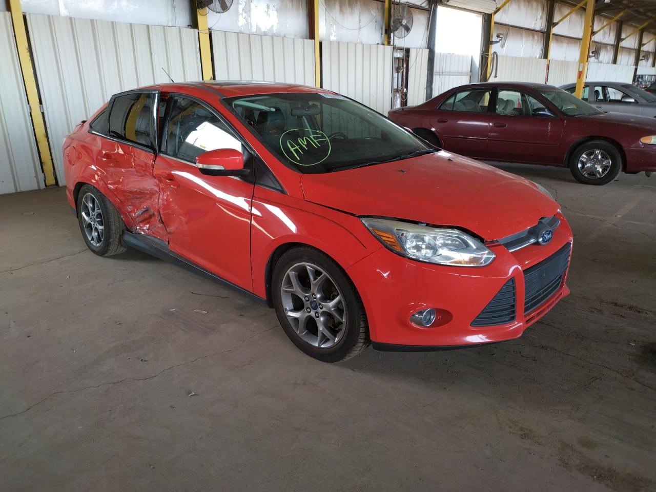 FORD FOCUS SE 2014 with VIN 1FADP3F28EL231554 - Photo from auction