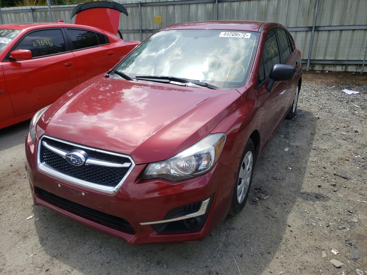Photo 2 from auction – 2016 SUBARU IMPREZA with VIN JF1GPAA65G8327370