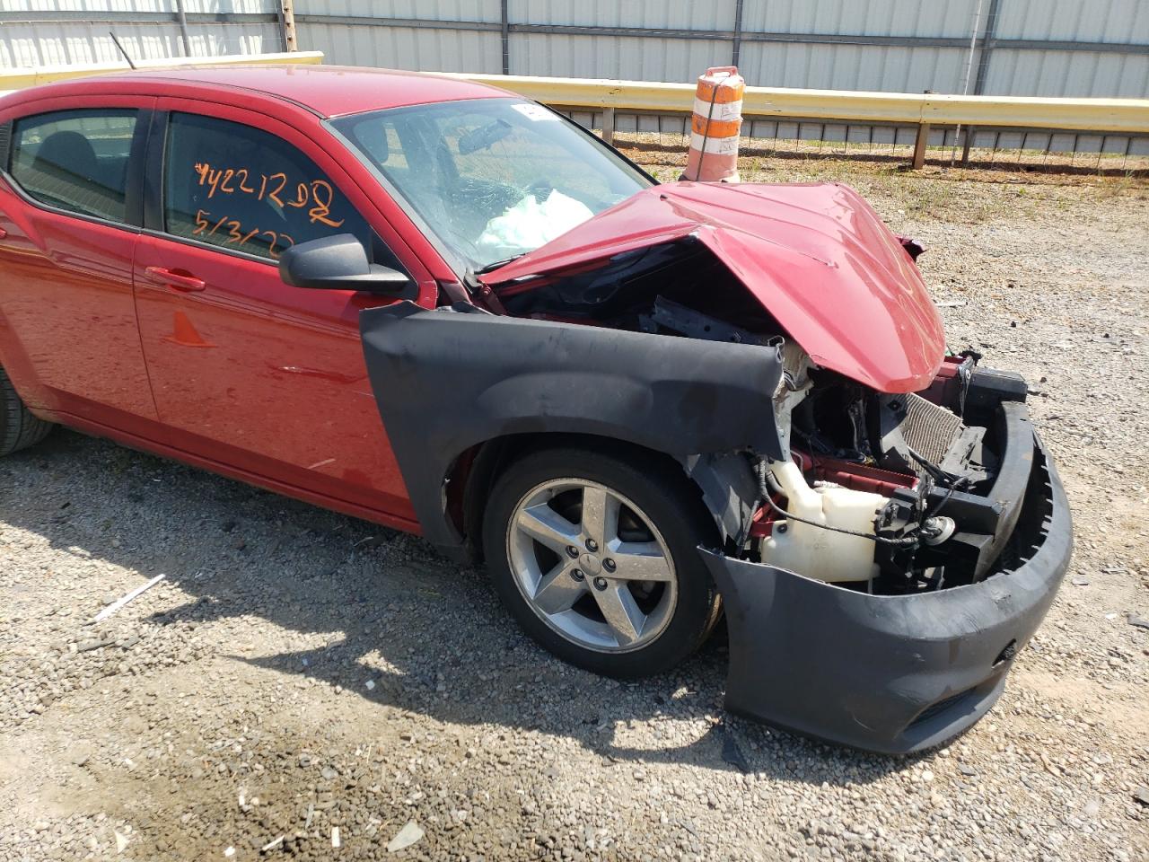 Photo 9 from auction – 2013 DODGE AVENGER SE with VIN 1C3CDZAB9DN564250