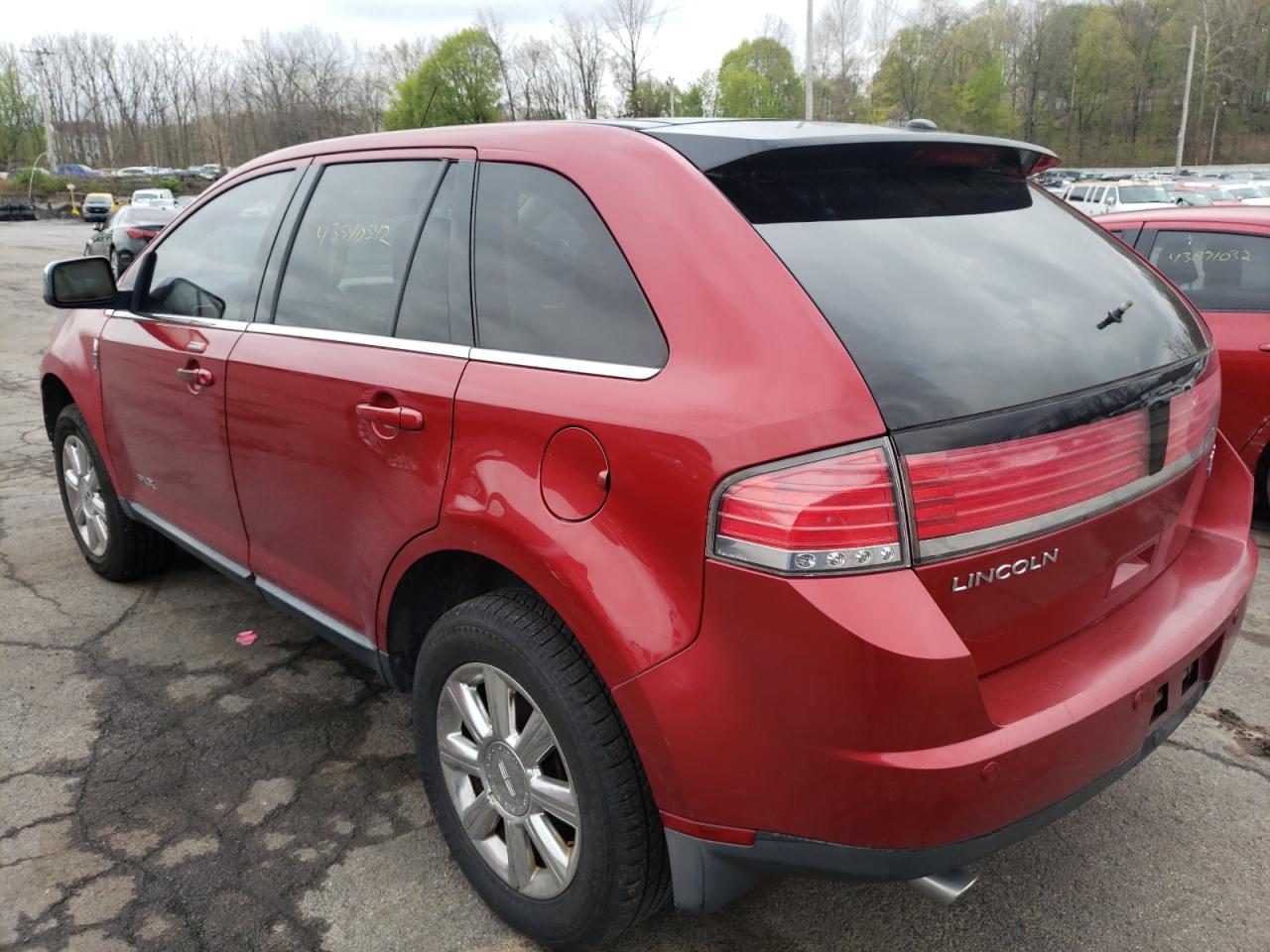 Photo 3 from auction – 2008 LINCOLN MKX with VIN 2LMDU88C98BJ15273