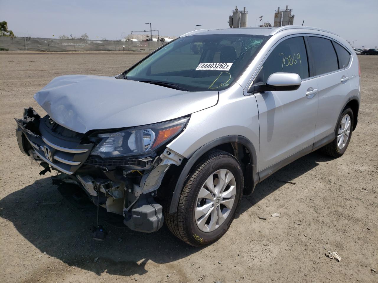 Photo 2 from auction – 2012 HONDA CR-V EXL with VIN 2HKRM3H77CH502803