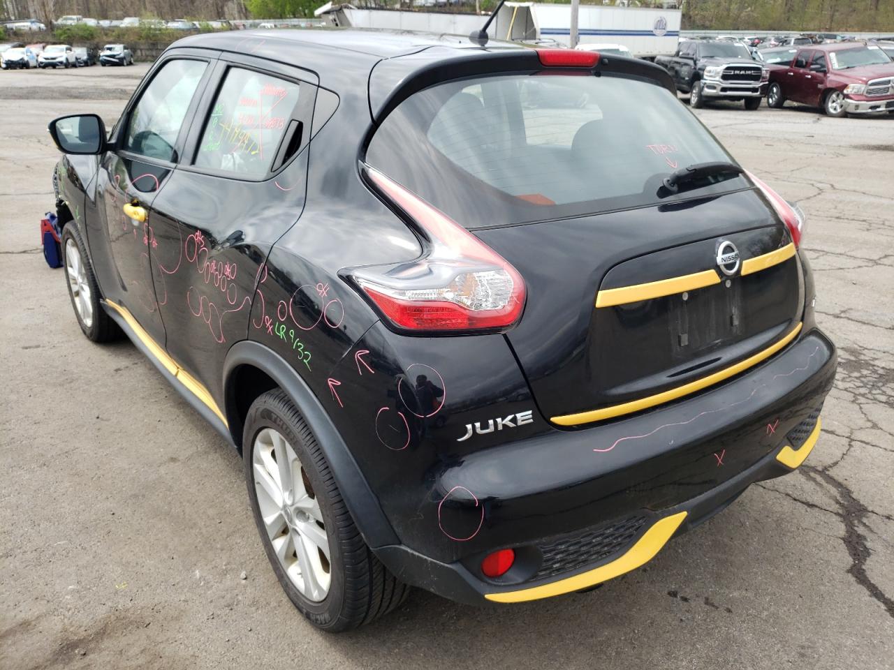 Photo 3 from auction – 2015 NISSAN JUKE S with VIN JN8AF5MVXFT558598