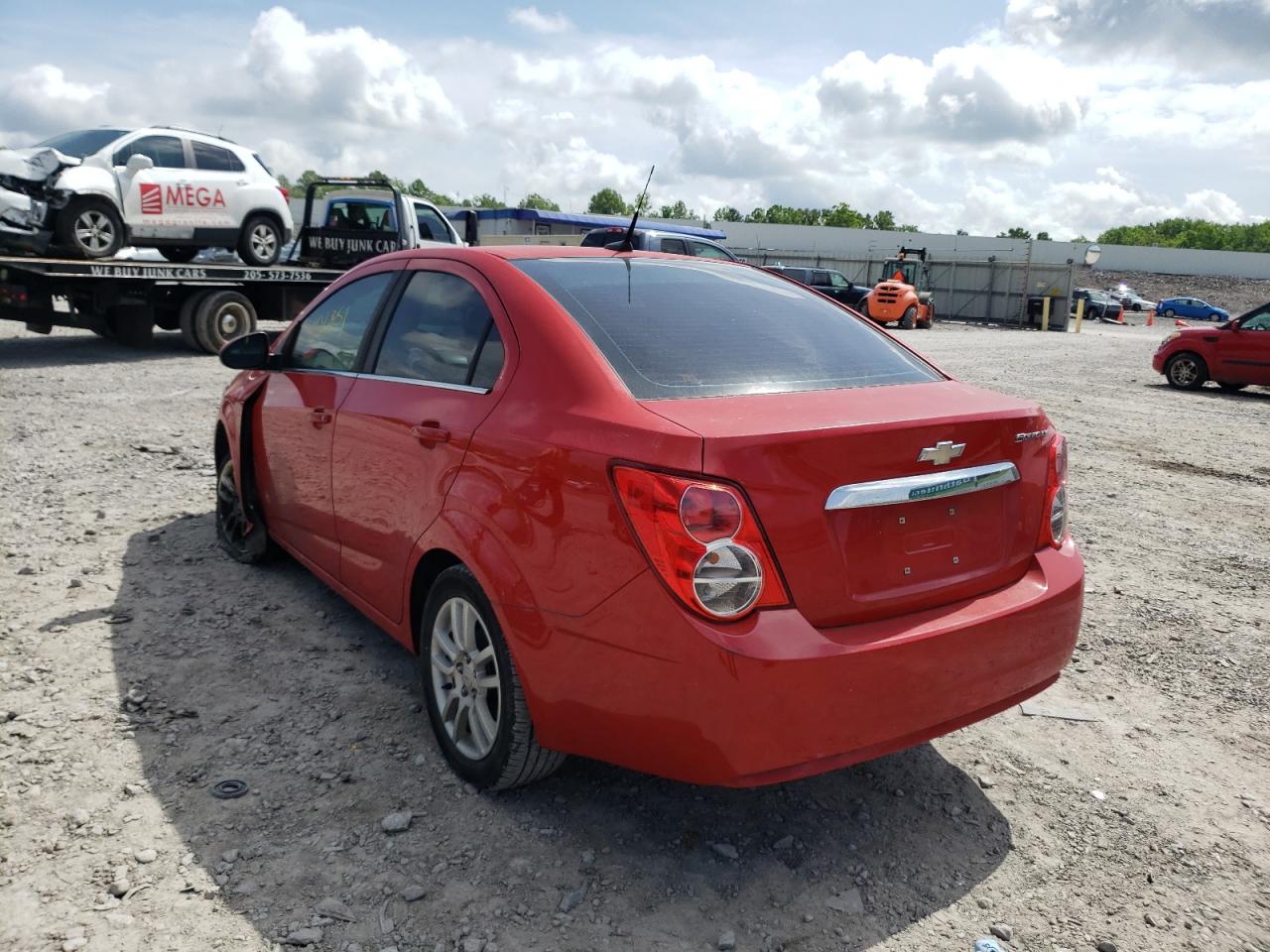 Photo 3 from auction – 2012 CHEVROLET SONIC LT with VIN 1G1JC5SH4C4180312