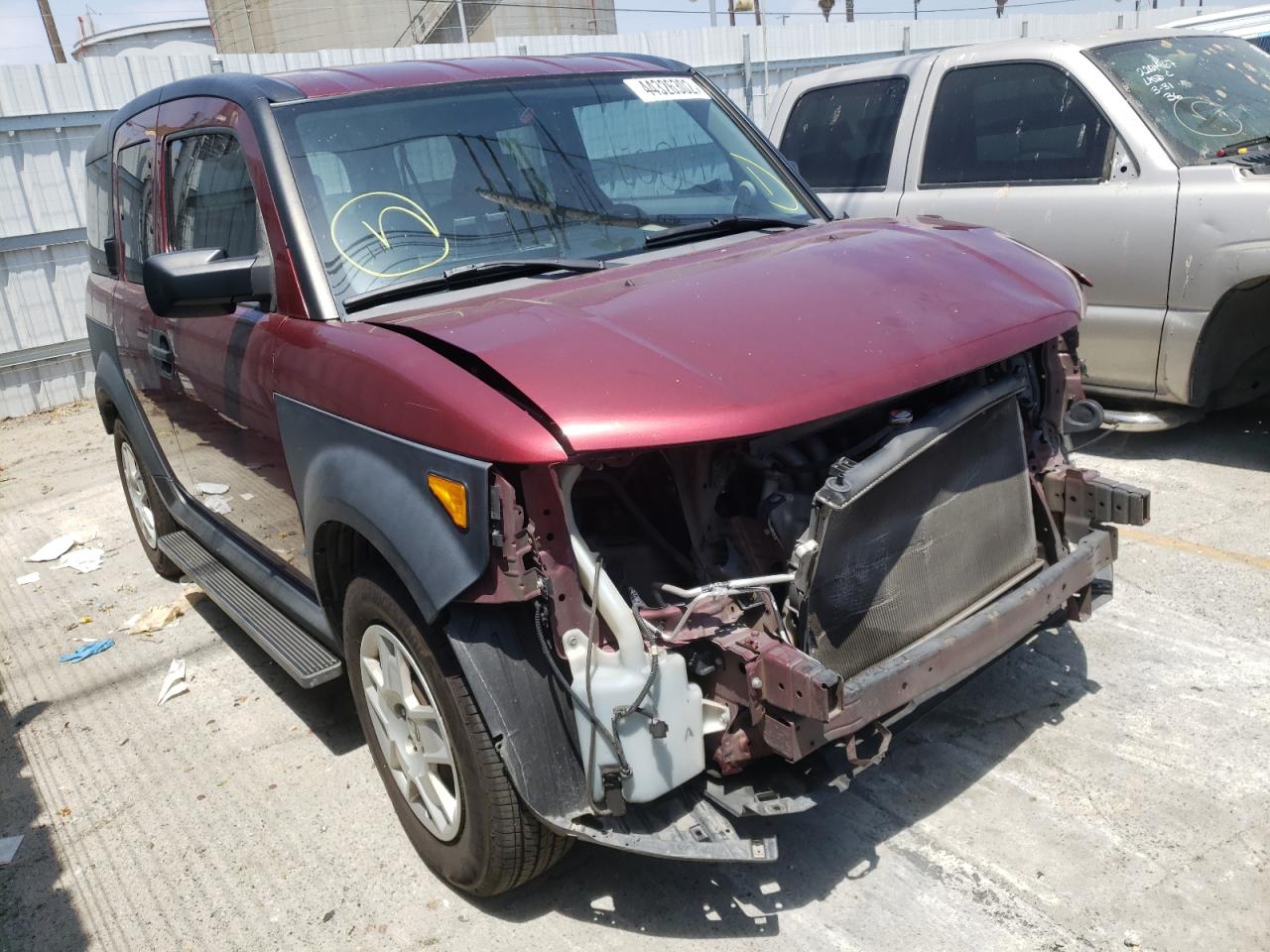 HONDA ELEMENT LX 2008 with VIN 5J6YH18388L006181 - Photo from auction