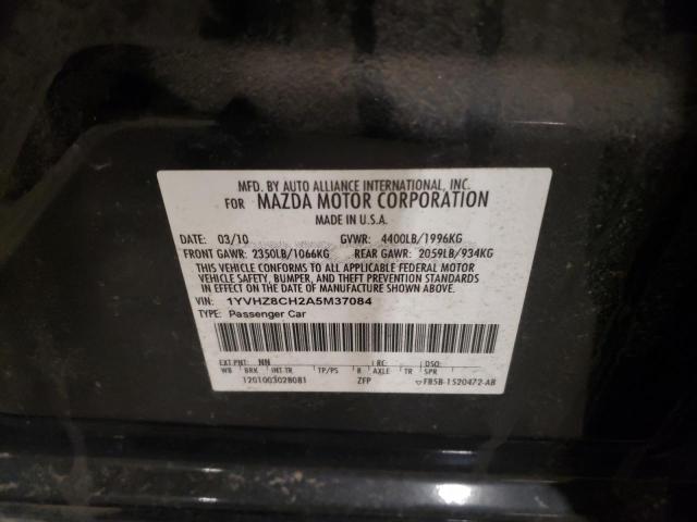 Photo 10 from auction – 2010 MAZDA 6 I with VIN 1YVHZ8CH2A5M37084