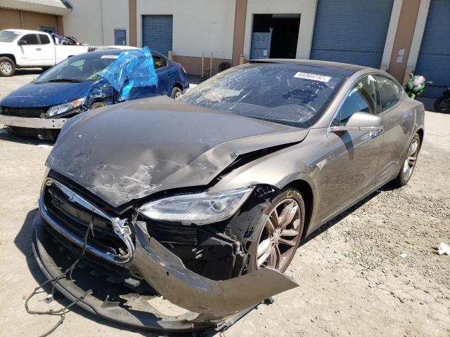 Photo 2 from auction – 2015 TESLA MODEL S 90 with VIN 5YJSA1V28FF099098