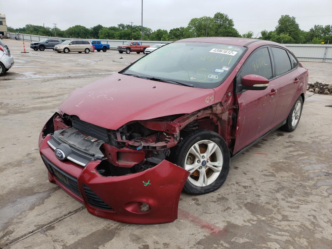 Photo 2 from auction – 2014 FORD FOCUS SE with VIN 1FADP3F25EL451119