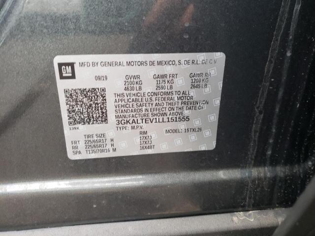 Photo 10 from auction – 2020 GMC TERRAIN SL with VIN 3GKALTEV1LL151555