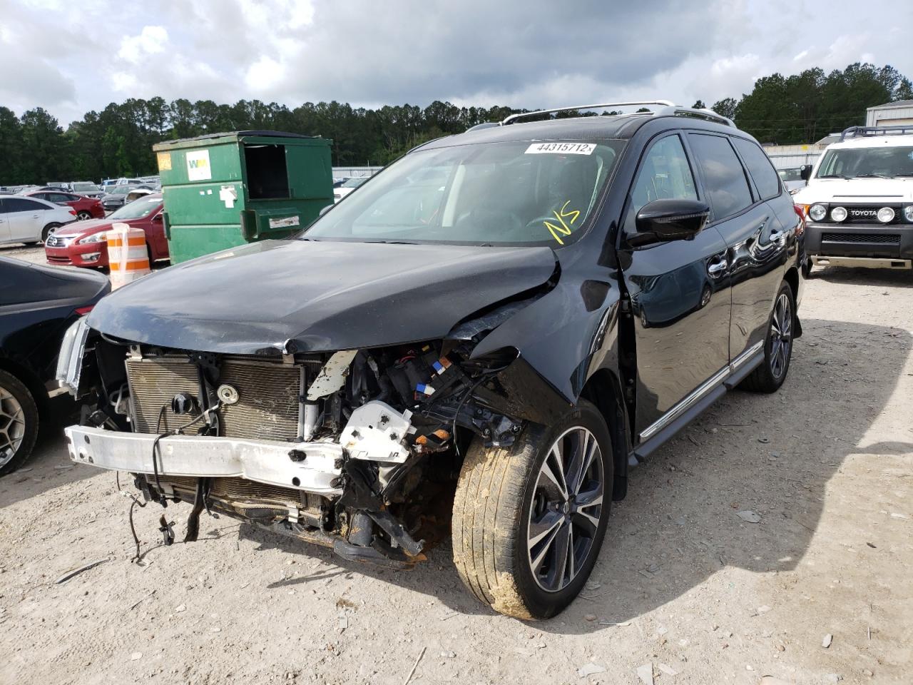 Photo 2 from auction – 2017 NISSAN PATHFINDER with VIN 5N1DR2MN0HC607773