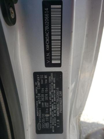 Photo 10 from auction – 2011 HYUNDAI ACCENT GL with VIN KMHCM3AC7BU206614