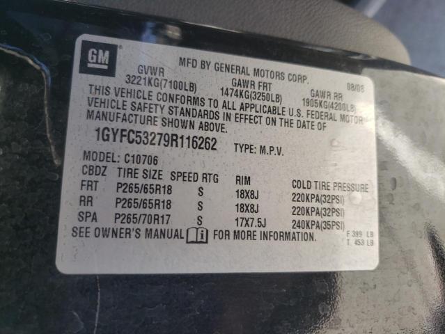 Photo 10 from auction – 2009 CADILLAC ESCALADE S with VIN 1GYFC53279R116262