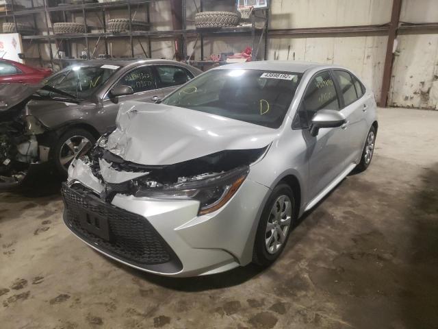 Photo 2 from auction – 2021 TOYOTA COROLLA LE with VIN 5YFEPMAE7MP256201