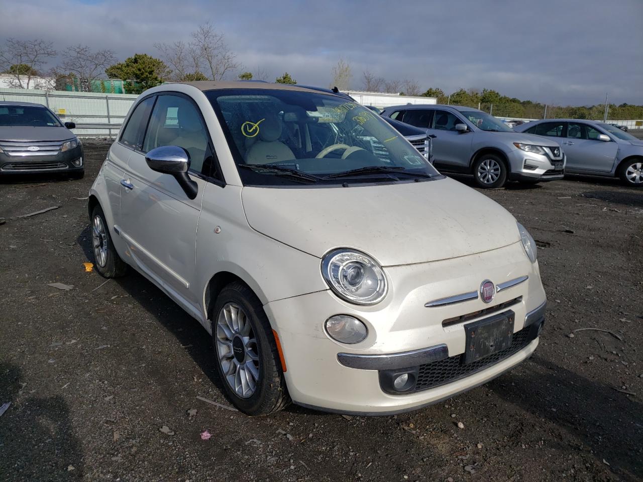 FIAT 500 2012 with VIN 3C3CFFER2CT370397 - Photo from auction