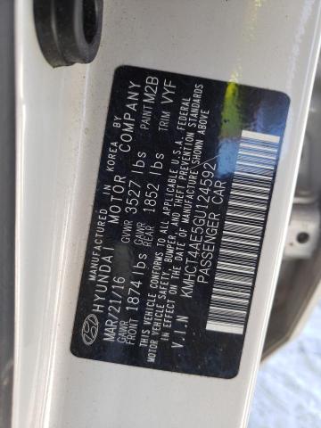 Photo 10 from auction – 2016 HYUNDAI ACCENT SE with VIN KMHCT4AE5GU124592